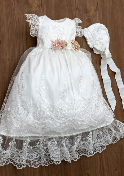 classic and elegant design, available in 3 different colors: White, Ivory, and a mix of Ivory/Champagne.