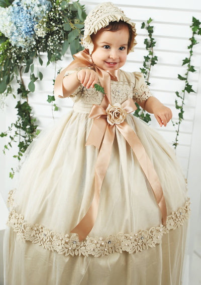 christening gown Burbvus G024 for girls