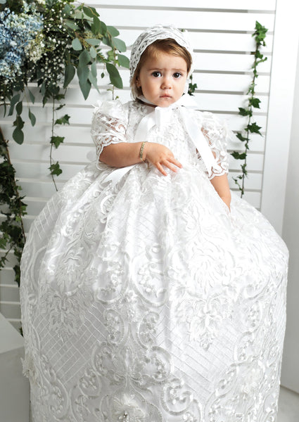 lace christening gown for girls g025 burbvus