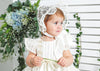 SIlk Christening gown Burbvus Lace dress G022 Ivory