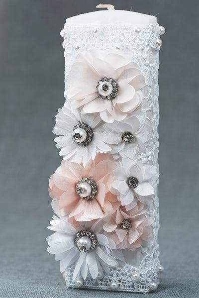 Handmade Baby Christenig candle kit 15