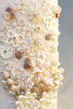 Close up handmade Christening Burbvus candle #4 Ivory color