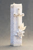 Handembroidered Christening Candle