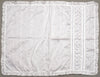White baby Baptism blanket B001