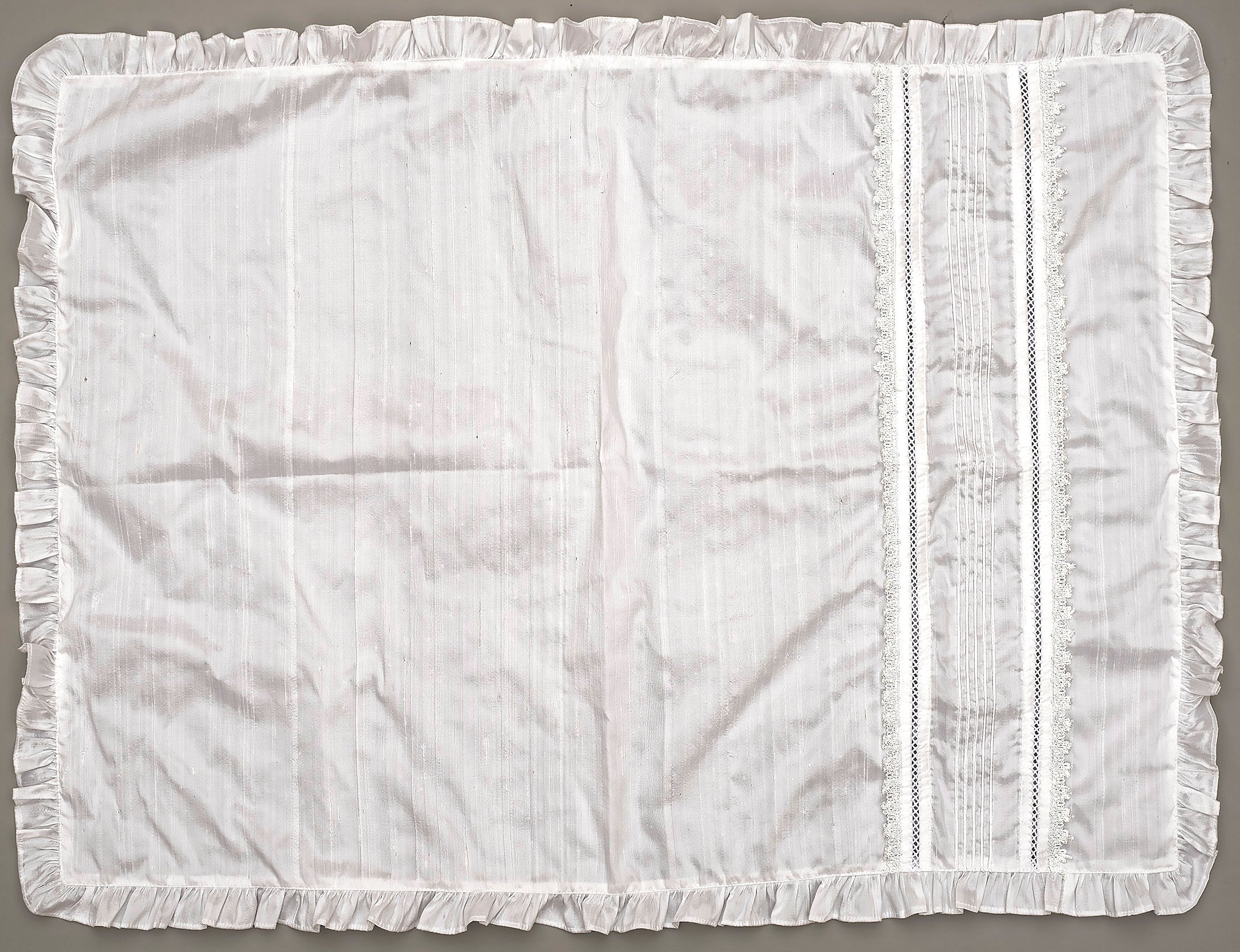White Christening Baby blanket B009
