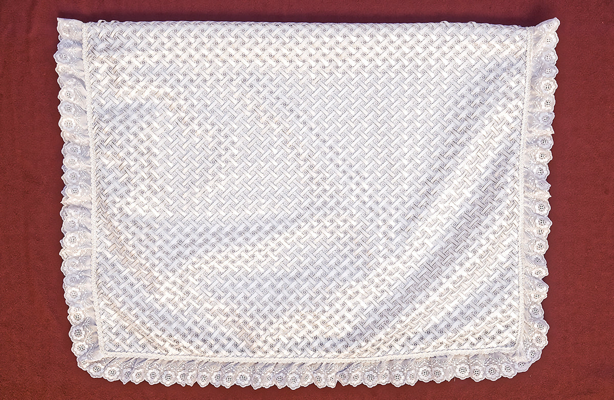 Christening Embroidered baby blanket