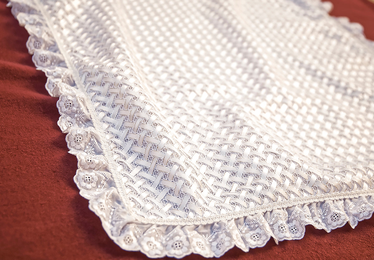 Hand Embroidered baby blanket