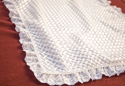 Hand Embroidered baby blanket