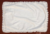 Embroidered white baptisim blanket