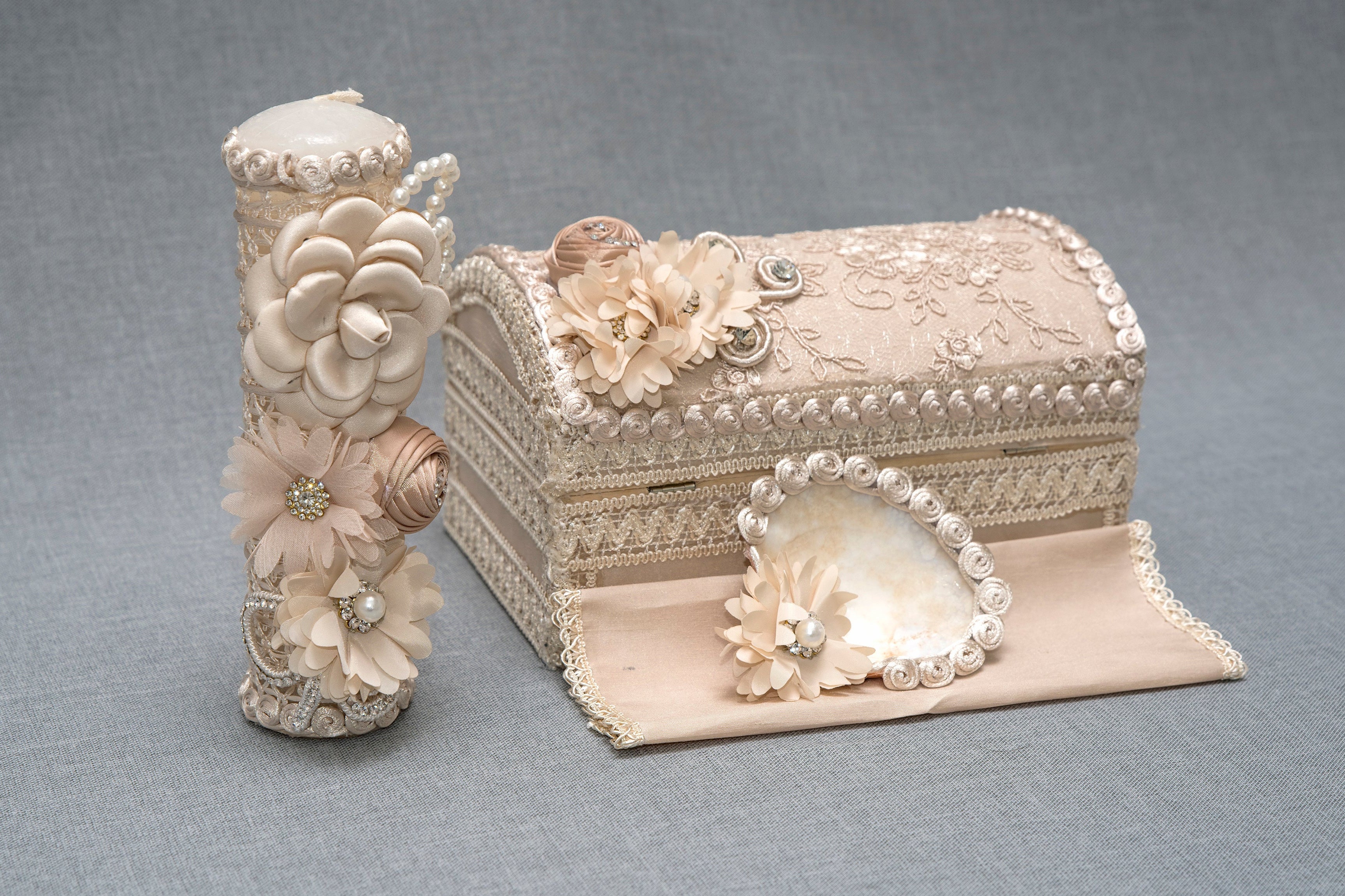 Handme Candle set with matching chest Burbvus 