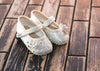Burbvus G025 shoes for baby girls features handmade embroidery