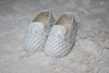 white baby shoes handmade burbvus B026