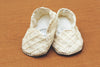 Ivory baby shoes for christening B005