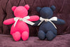 Pink and blue stuffed teddy bears